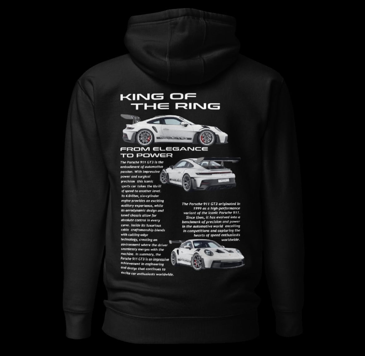 Porsche Black V1 Hoodie