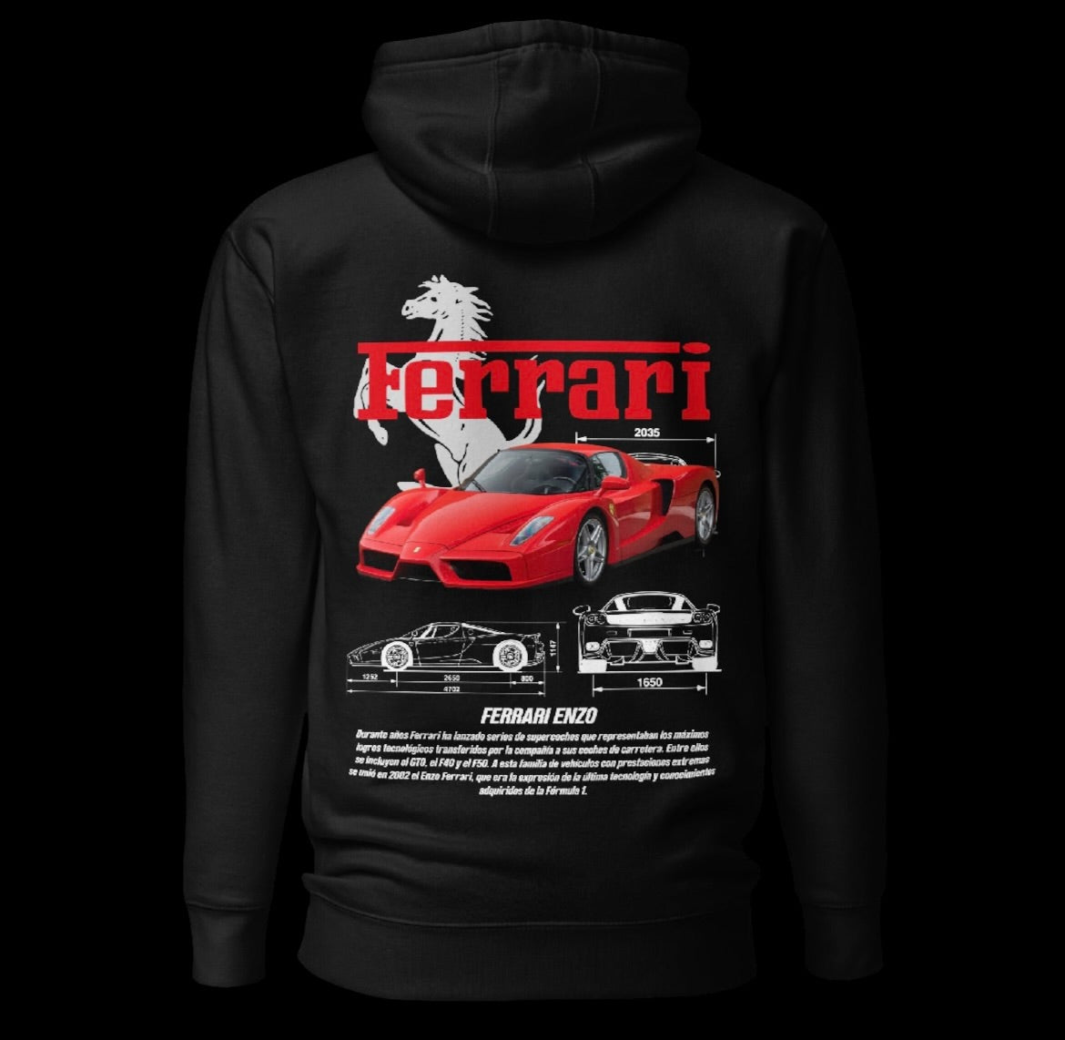 Ferrari Black Hoodie